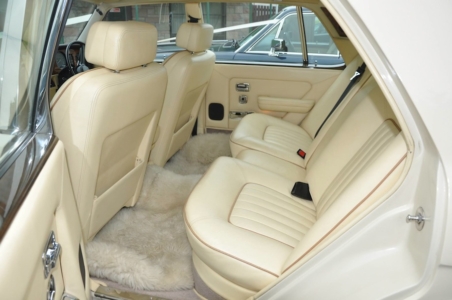 A 1984 Rolls-Royce Silver Spirit in stunning Magnolia, with matching Magnolia Leather, piped in Biscuit.